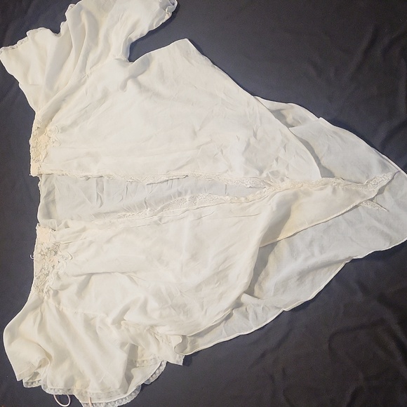 Vintage 1980's Cotton Peignor Set - Picture 14 of 16